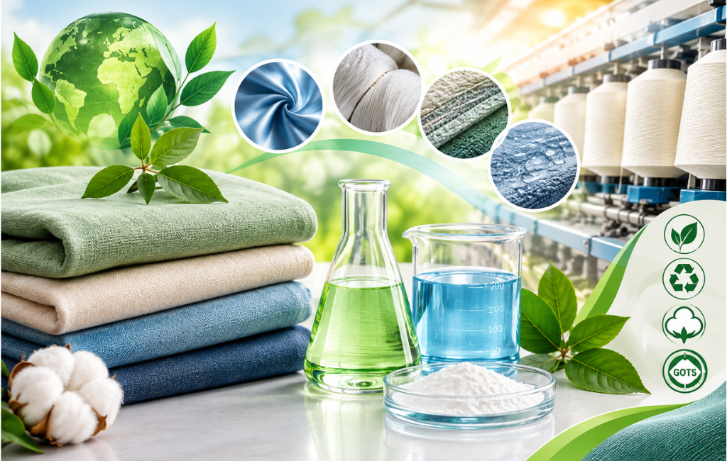 Eco-friendly textile chemicals Tamil Nadu