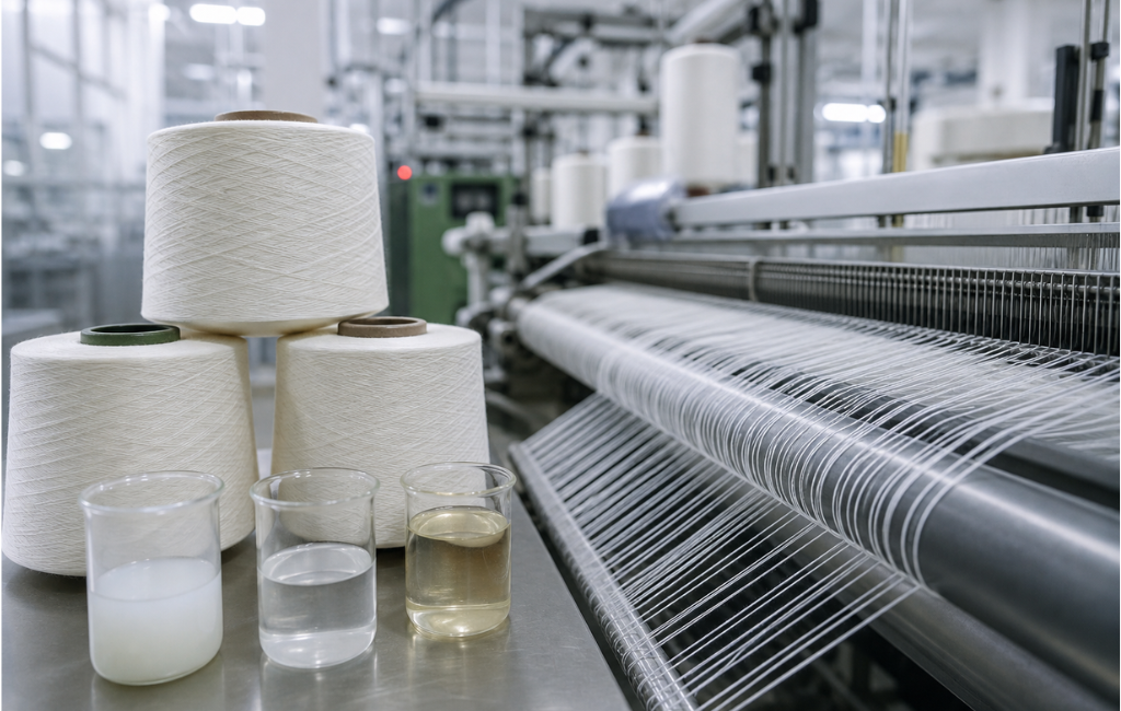 sizing chemicals in textile